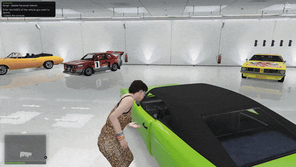 Delete Personal Vehicle Lua Script for GTA V Enhanced
