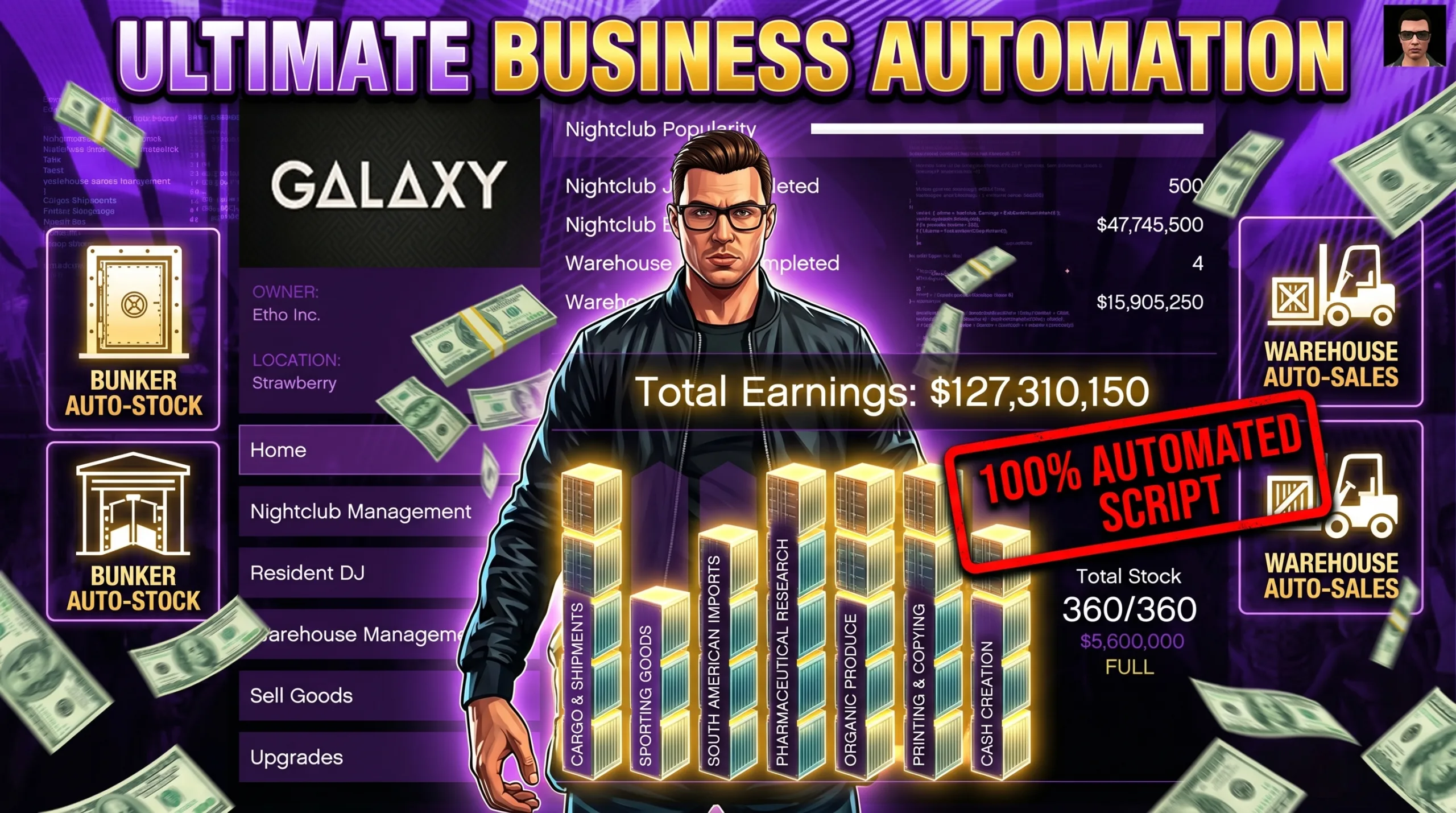 GTA V Automation Script for Enhanced – Yim Mod Menu v2