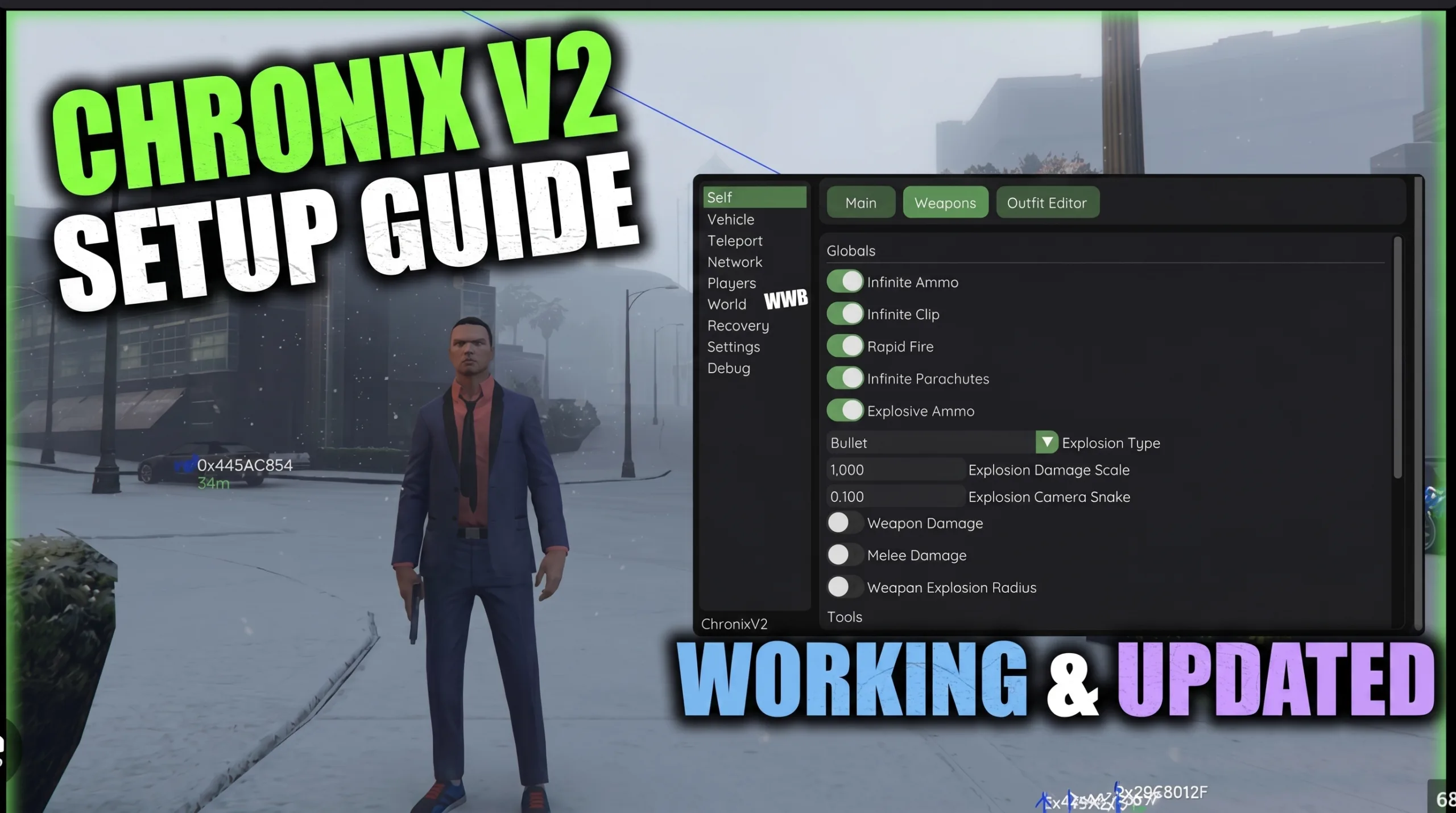 ChronixV2 Mod Menu for Enhanced